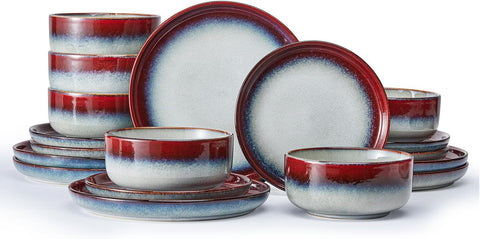 Atelier Palette Rustic 18 Piece Dinnerware Set, Service for 6