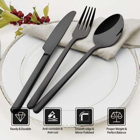 18/10 Stainless Steel 40 Piece Flatware Set, Service for 8