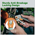 PrunePro Garden Pruning Shears - PP-2801-06-GY
