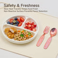 Pure Titanium 2 Piece Toddler Utensils - WK55601-silver