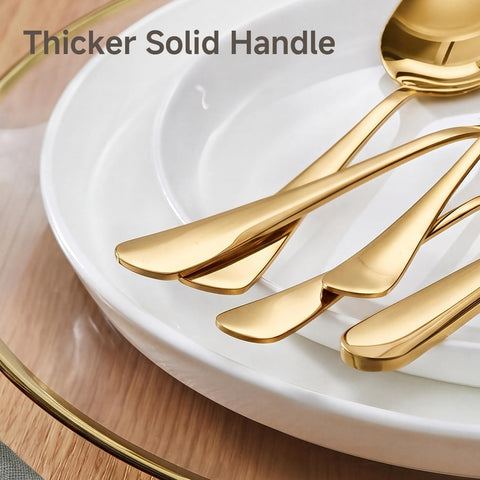 Classic Round 18/10 Stainless Steel 20 Piece Flatware Set, Service for 4