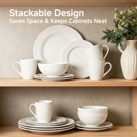 Sogno 32 Piece Dinnerware Set, Service for 8