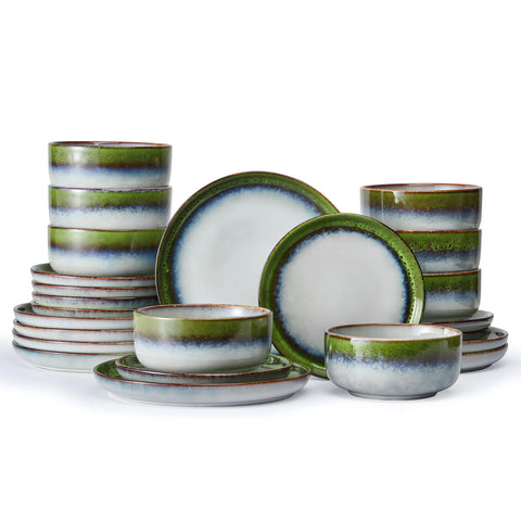 Palette 24 Piece Dinnerware Sets, Service for 8 - WK11405-GR24