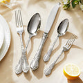 Heritage 60 Piece Flatware Set, Service for 12 - WK8820-60P