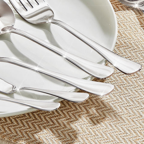 18/10 Stainless Steel Modern 12 Piece Serving Utensils Set
