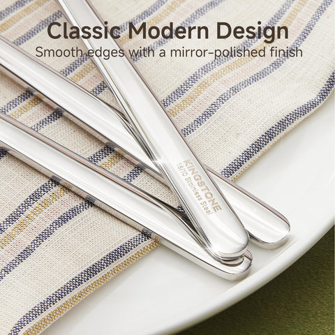 18/10 Stainless Steel Set Of 16 Salad Forks