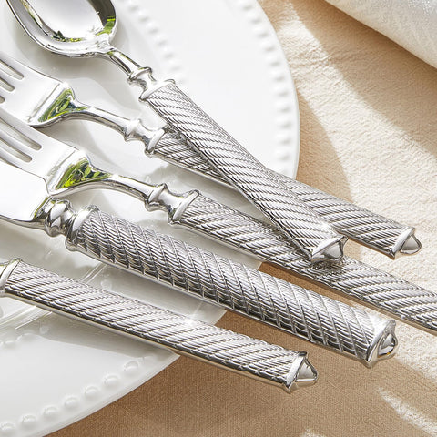 Rope 40 Piece Flatware Set, Service for 8