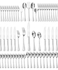 Silverware Set for 4, 20 Piece Stainless Steel Flatware Cutlery Utensil Set | KINGSTONE Heavy Duty Utensils, Modern Design, Mirror Polished Knives Fork and Spoon,Dishwasher Safe for Wedding Housewarming