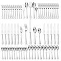 Silverware Set for 4, 20 Piece Stainless Steel Flatware Cutlery Utensil Set | KINGSTONE Heavy Duty Utensils, Modern Design, Mirror Polished Knives Fork and Spoon,Dishwasher Safe for Wedding Housewarming