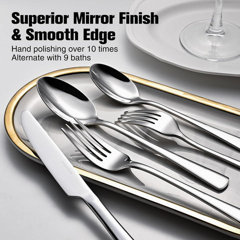 18/10 Stainless Steel Classic 30 Piece Flatware Set, Service for 6