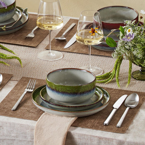 Atelier Palette Rustic 24 Piece Dinnerware Set, Service for 8