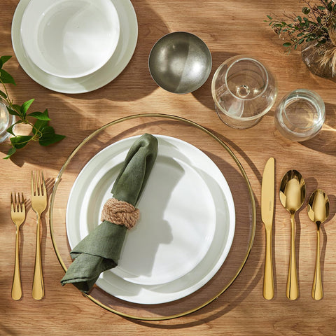 Classic Round 18/10 Stainless Steel 20 Piece Flatware Set, Service for 4
