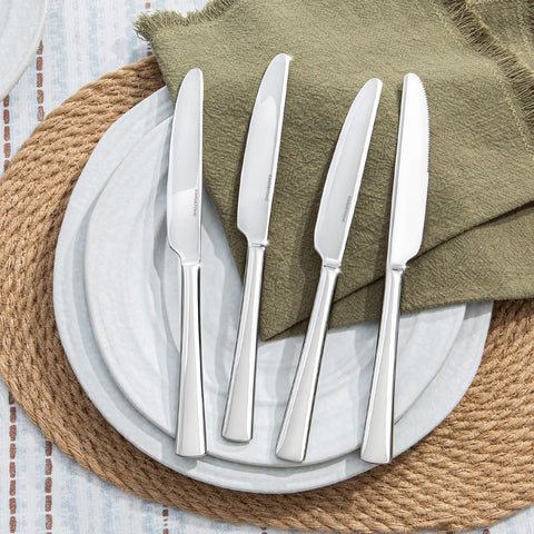 Stainless Steel Classic Set Of 4 Dinner Knives