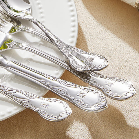 Retro 30 Piece Flatware Set, Service for 6
