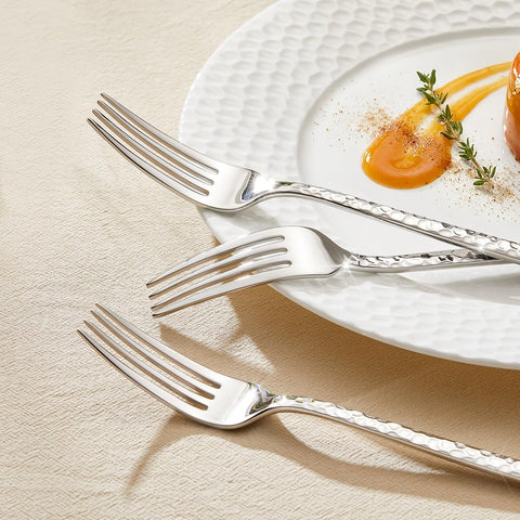 Artisan Traccia Set Of 24 18/10 Stainless Steel Salad Forks