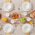 Celestia 16 Piece Dinnerware Set, Service for 4 - KS1110-16W-cup