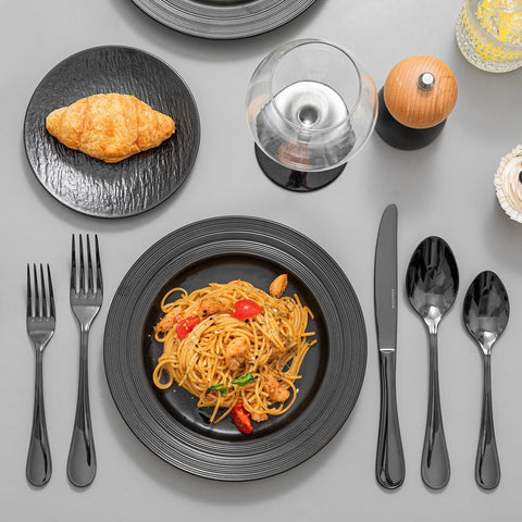 Classic Revival Droplet 18/10 Stainless Steel Flatware Set