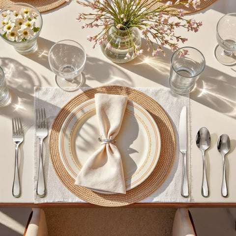 Silverware Set for 4, 20 Piece Stainless Steel Flatware Cutlery Utensil Set | KINGSTONE Heavy Duty Utensils, Modern Design, Mirror Polished Knives Fork and Spoon,Dishwasher Safe for Wedding Housewarming