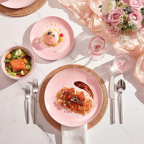 Celestia Quiet Luxury Bone China 18 Piece Dinnerware Set, Service for 6