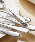 Silverware Set for 4, 20 Piece Stainless Steel Flatware Cutlery Utensil Set | KINGSTONE Heavy Duty Utensils, Modern Design, Mirror Polished Knives Fork and Spoon,Dishwasher Safe for Wedding Housewarming