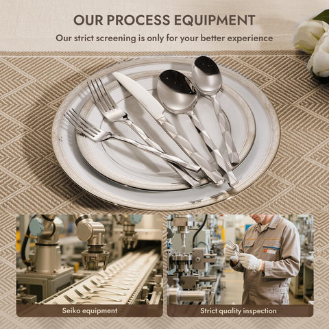 Facet 20 Piece Flatware Set, Service for 4