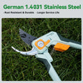 PrunePro 2 Pack 8" Pruning Shears - PP-2801-01-GY-2P