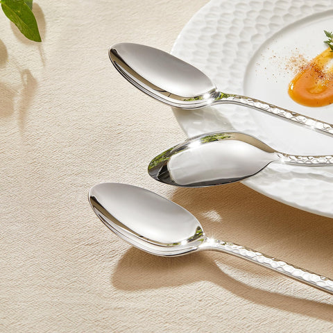 Artisan Traccia Set Of 24 18/10 Stainless Steel Teaspoons