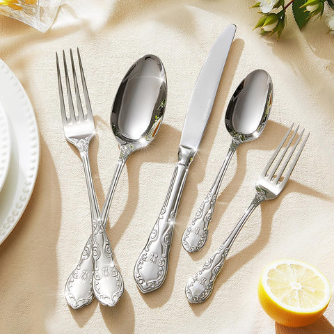 Retro 30 Piece Flatware Set, Service for 6