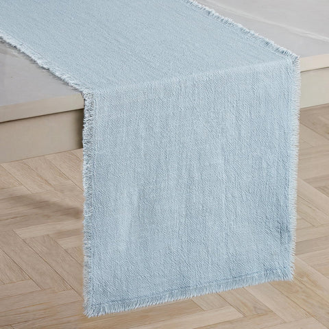 14 x 72“ Rustic Frayed Edge Table Runner