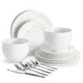 Textured 64 Piece Dinnerware Set, Service for 8 - WK11301-24P+40P