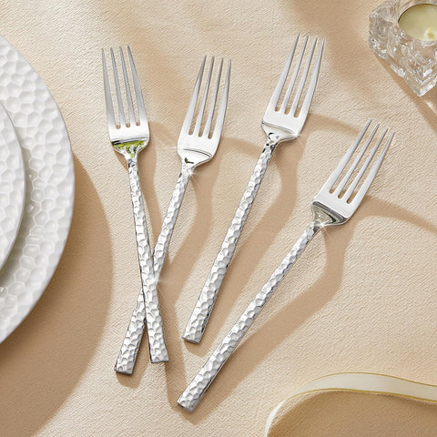 Artisan Traccia Set Of 16 18/10 Stainless Steel Dinner Forks