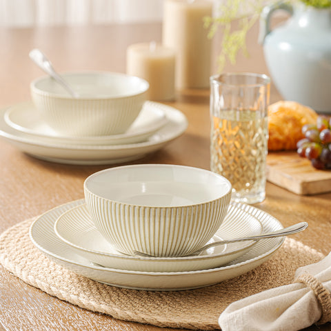 Artisan 24 Piece Dinnerware Set, Service for 8 - WK11409-BU24