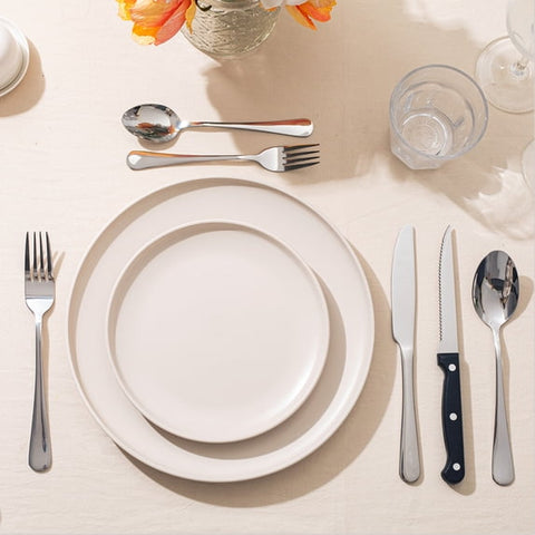 Droplet 49 Piece Flatware Set, Service for 8