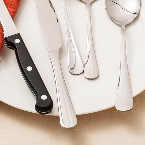 Droplet 49 Piece Flatware Set, Service for 8
