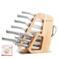 Modern Style Kitchen Knife Set - 2188-natural 14pcs