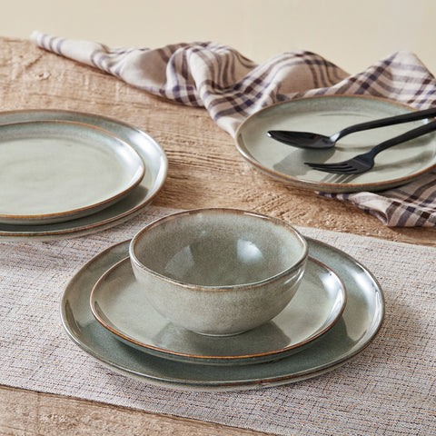 Rustic 12 Piece Dinnerware Set, Service for 4