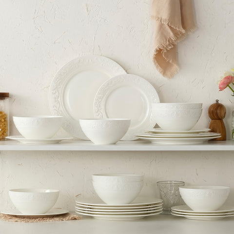 Revival 24 Piece Dinnerware Set, Service for 8 - WK11305-24T
