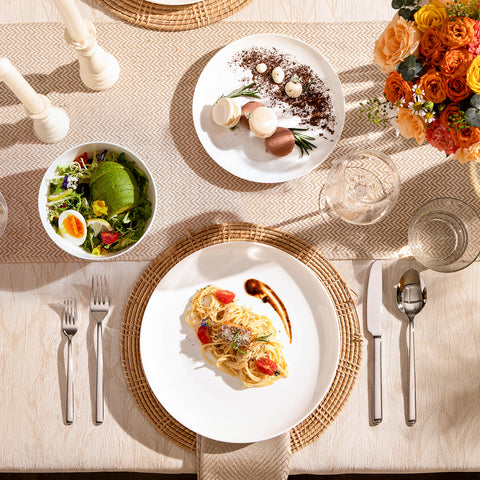 Celestia Quiet Luxury Bone China 24 Piece Dinnerware Set, Service for 8