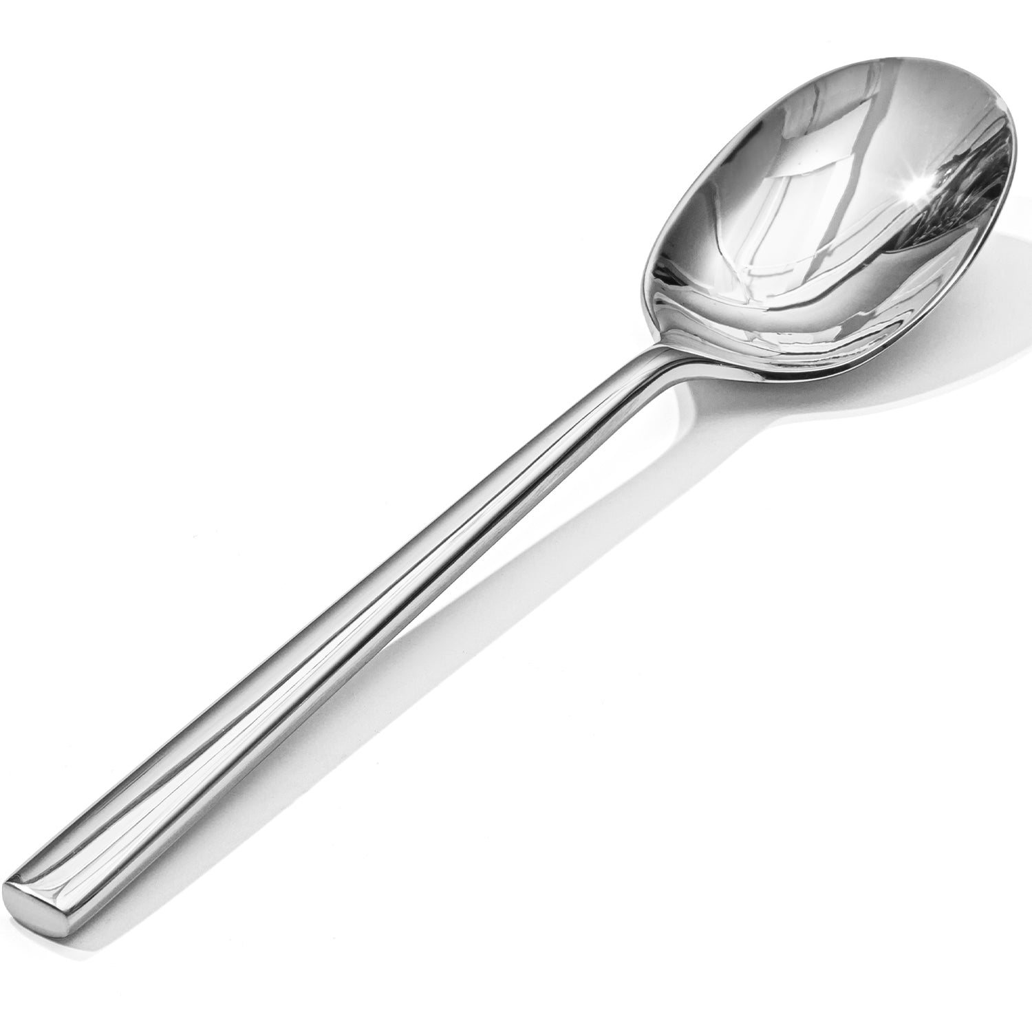 KINGSTONE Dinner Spoon Set, Tablespoons Silverware Spoons, Premium Food Grade Stainless Steel Spoons, Mirror Finish & Dishwasher Safe, Use for Kitchen, Home, Wedding, Party