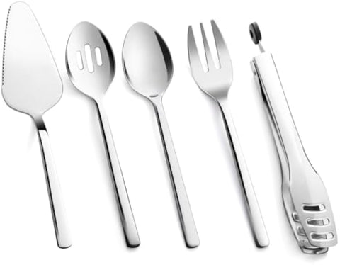 Large Hostess 5 Piece Serving Utensils Set