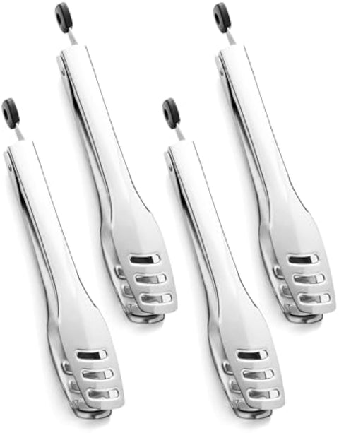 18/10 Stainless Steel Set Of 4 Serving Tongs