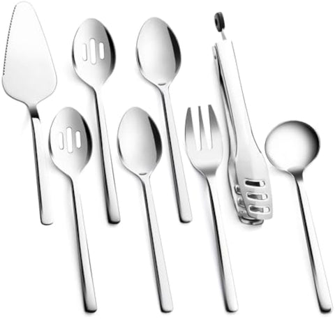 Large Hostess 8 Piece Serving Utensils Set