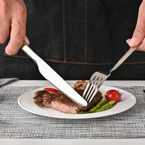 Elegant 18/10 Stainless Steel Flatware Set