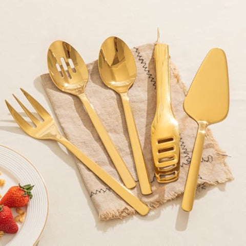 Large Hostess 5 Piece Serving Utensils Set
