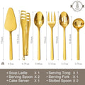 Large Hostess 8 Piece Serving Utensils Set - 6612service-G8P