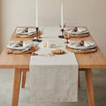 Rustic French Linen Table Runner - KS77003-N01