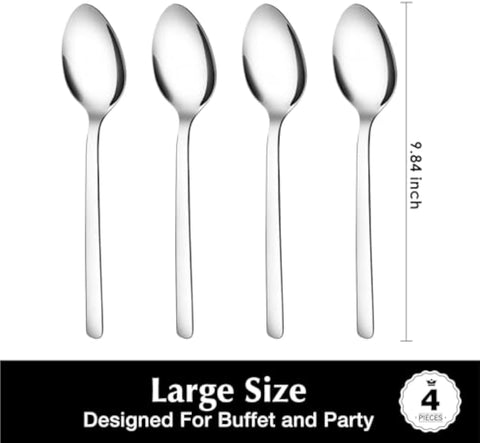 18/10 Stainless Steel Set Of 4 Serving Spoon