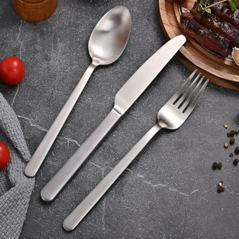 Elegant 18/10 Stainless Steel Flatware Set