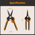 PrunePro Garden Pruning Shears - PP-2801-06-Orange