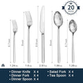 Classic 40 Piece Flatware Set, Service for 8 - KS6612-BL40